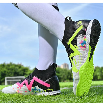 Men's New TF Football Boots Society Professional Comfortable Top Quality Male Soccer Shoes Adult Casual Ultralight Football Shoes