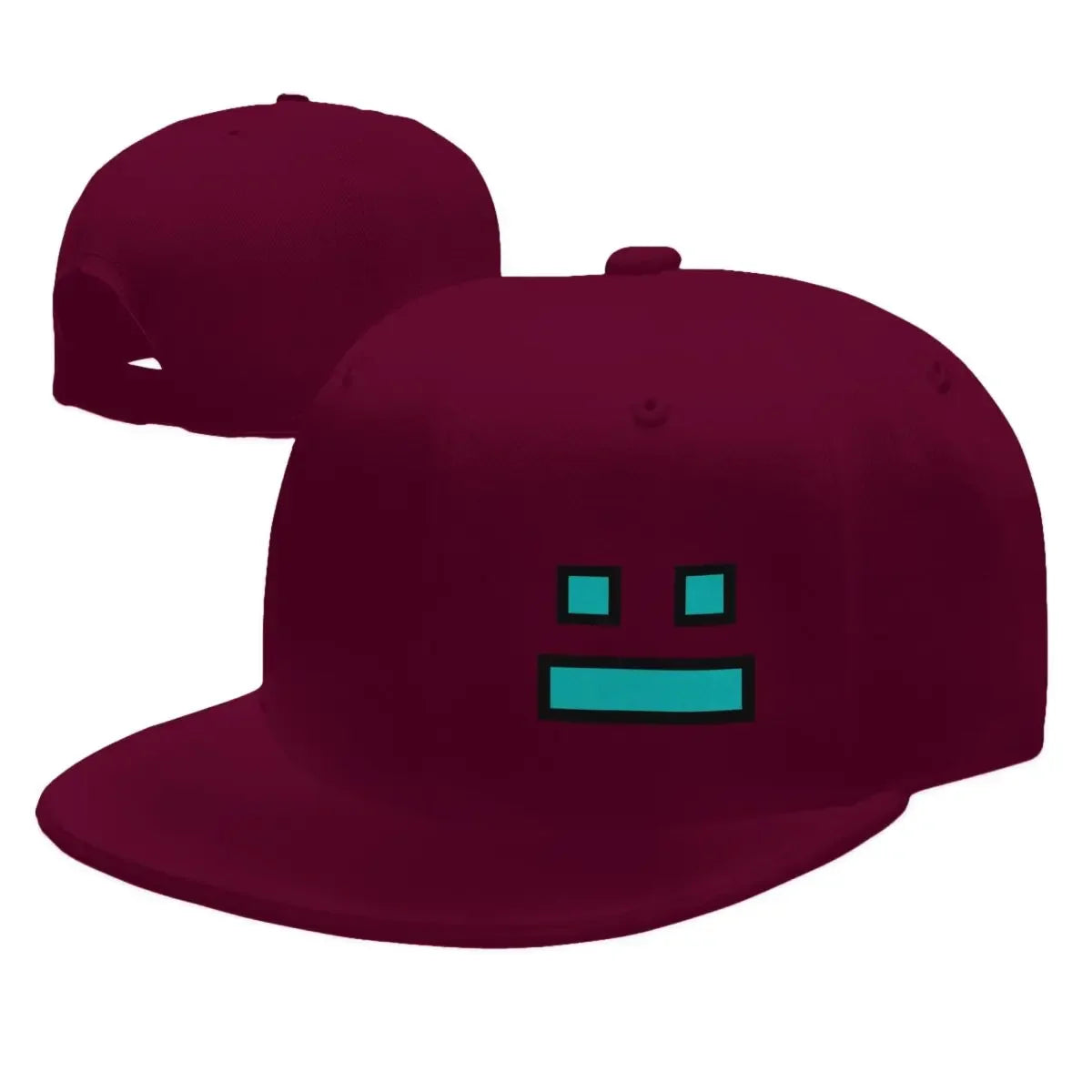 Czapki z daszkiem z gry Geometry Dash – czapki baseballowe typu snapback dla mężczyzn i kobiet, czapki regulowane, czapki hip-hopowe, czapki typu casquette