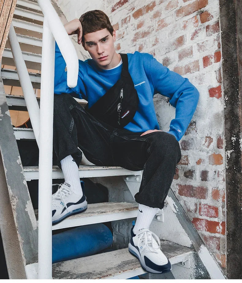 Baskets décontractées à coussin d'air pour hommes, chaussures de sport respirantes en maille absorbant les chocs, antidérapantes, résistantes à l'usure, chaussures de sport d'été
