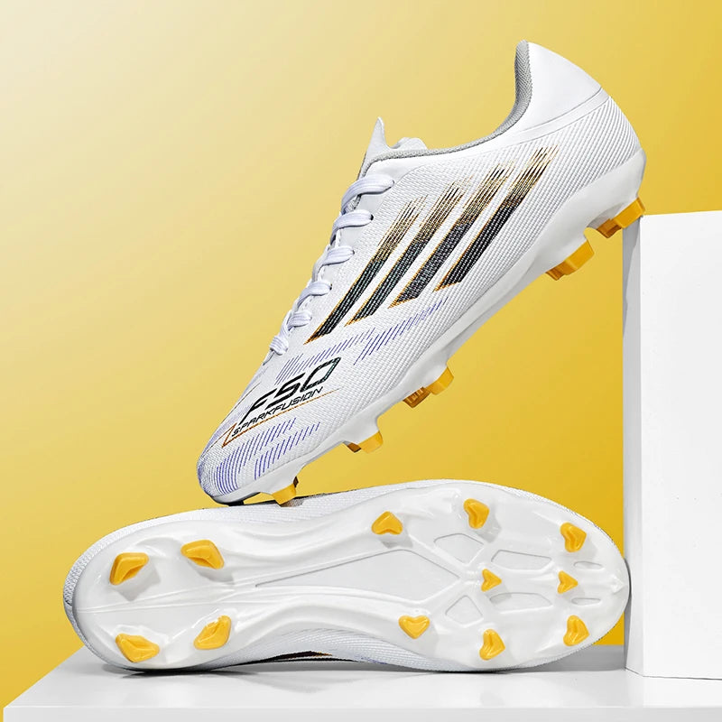 New Men Professional Football Boots Boys Soccer Shoes Sports Shoes TF/FG Match Sneakers Ankle Non-Slip Comfortable Unisex