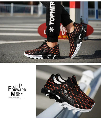 Men's Sports Shoes Breathable Casual Walking Tennis Sports Shoes