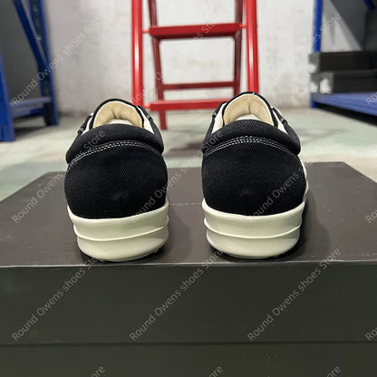 Casual Shoes Men Low Top Quality Denim Lace Up Thick Sole Luxury Designer Hip-hop Dunk Sport Trainers Women Summer Flat Sneakers
