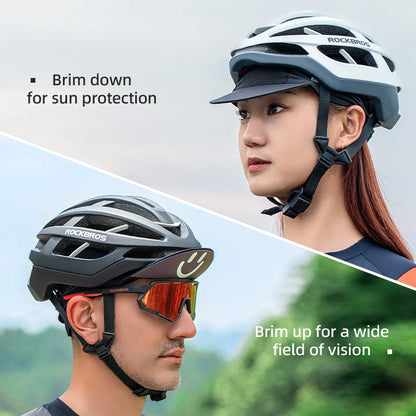 Casquette de cyclisme d'été ROCKBROS avec visière, protection solaire, respirante et à séchage rapide – Casquette de cyclisme pour les sports de plein air, la pêche et le cyclisme
