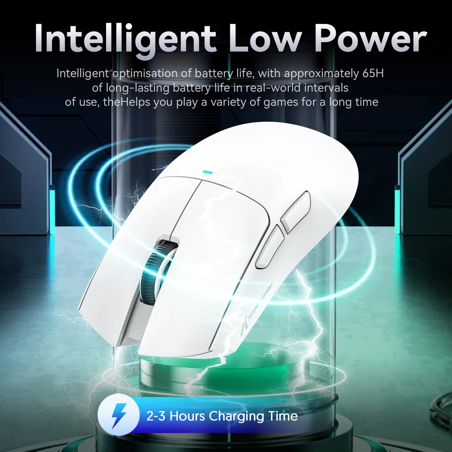 Attack Shark X11 Wireless Gaming Mouse with RGB Charging Dock, PAW3311 Sensor, 22000 DPI, Tri-Mode Bluetooth, 1000Hz Polling Rate Gaming Mouse