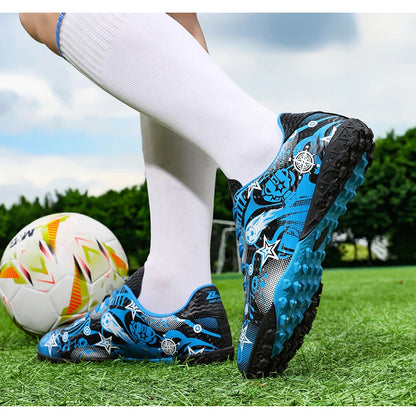 TF/FG chaussures de Football crampons de terrain de Football professionnel pour enfants haute qualité anti-dérapant baskets d'entraînement en plein air chaussures nouveau