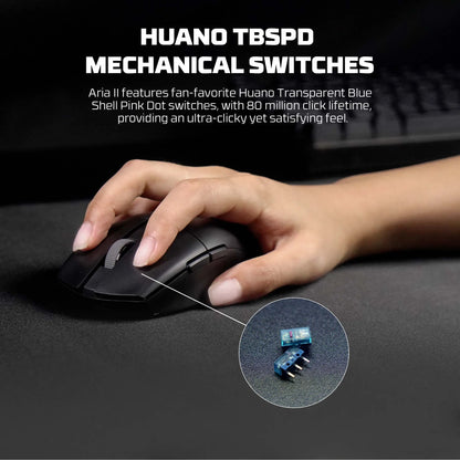 FANTECH Aria XD7E 2.4G Wireless Gaming Mouse PixArt 3311 1000Hz 59g Lightweight Gamer Mice  For PC Laptop