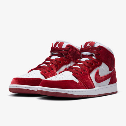 Nike genuine JORDAN women's mid top classic wear-resistant sports board shoes FZ3334-100