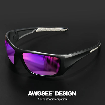 New Polarized Sports Sunglasses for Men Women Youth Baseball Cycling Running Driving Fishing Golf Motorcycle TAC Glasses