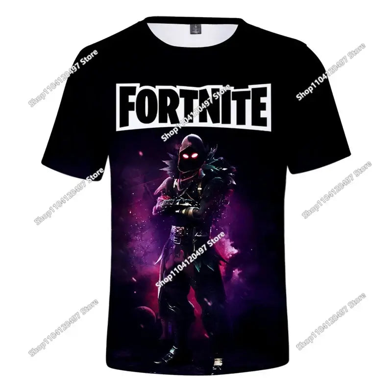 Christmas Fortnite 3D T-shirt Tees Battle Royale Streetwear Kids Victory Game Men and Women Harajuku T Shirt Teen Clothes