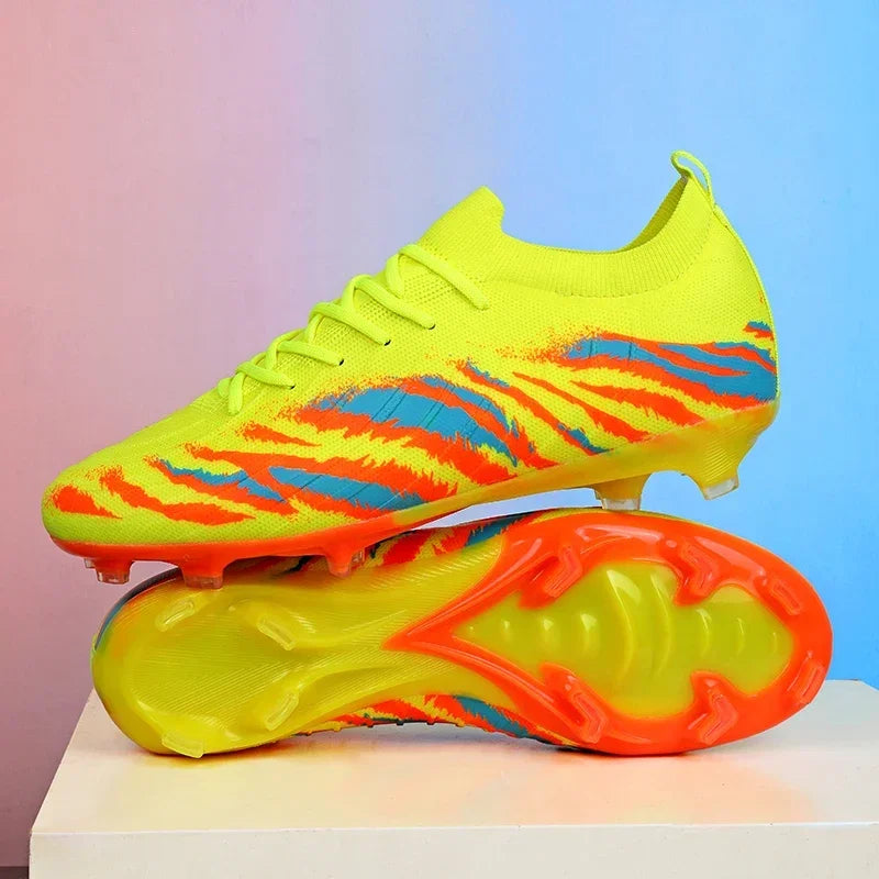 Neue Fußballschuhe für Herren, ultraleichte rutschfeste Outdoor-Sportschuhe für Erwachsene, Unisex-Fußballschuhe für Spiele, bequeme hochwertige Stollenschuhe für Rasen