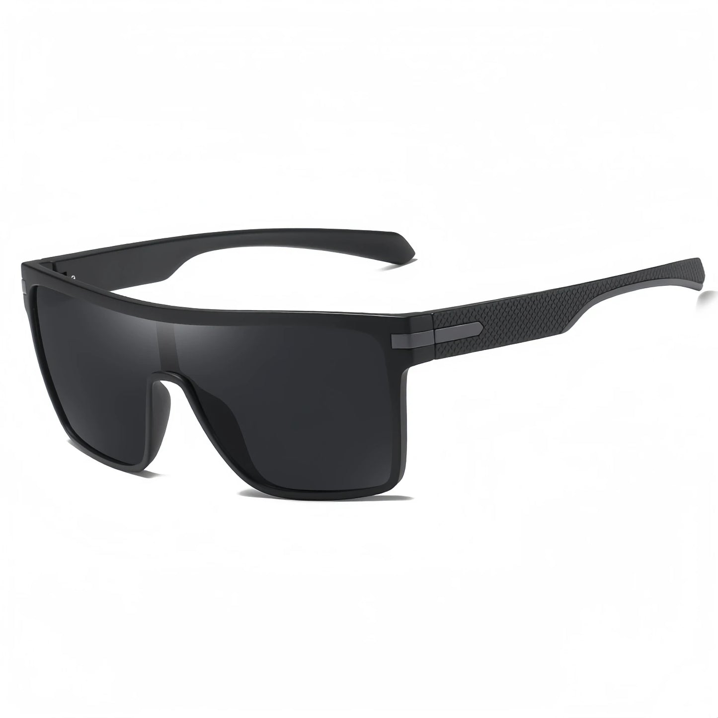 Oversized Square Fashion Sunglasses Monolithic UV400 Lens for Driving Vacation Daily Unisex Retro Shield Classic Elegance