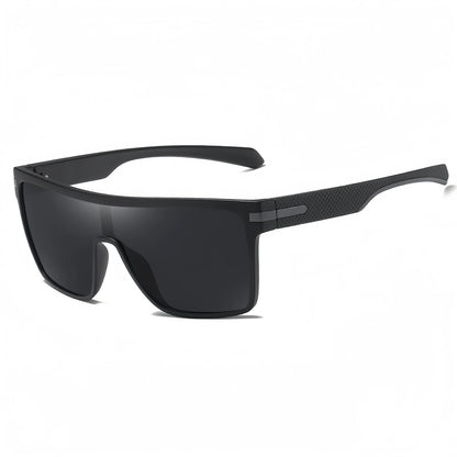Oversized Square Fashion Sunglasses Monolithic UV400 Lens for Driving Vacation Daily Unisex Retro Shield Classic Elegance
