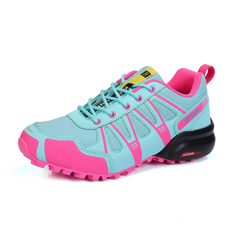 Women’s Waterproof Hiking Shoes Outdoor Sports Shoes Women’s Walking Travel Sports Shoes Bicycle Sports Shoes Running Sports Shoes