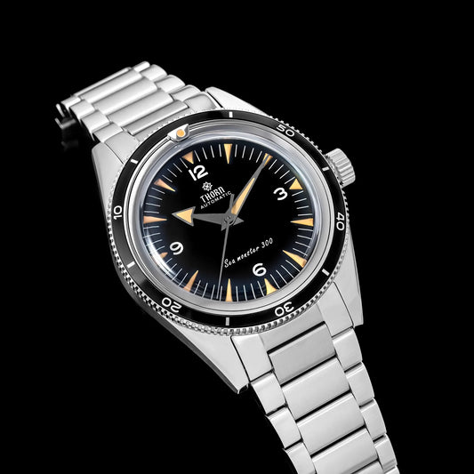 New THORN T026 Automatic Watch 38mm Sapphire 316L Stainless Steel PT5000/Swiss Ronda Movement Vintage Style Luminous Men's Watch
