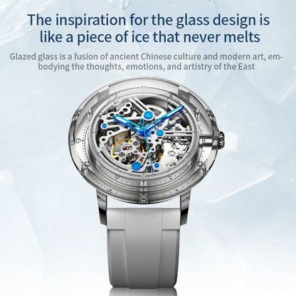 Luxury Brand Mens Automatic Watches Pagani Design Transparent Mechanical Watch For Men Sport Mechanical Skeleton Wristwatch Relo