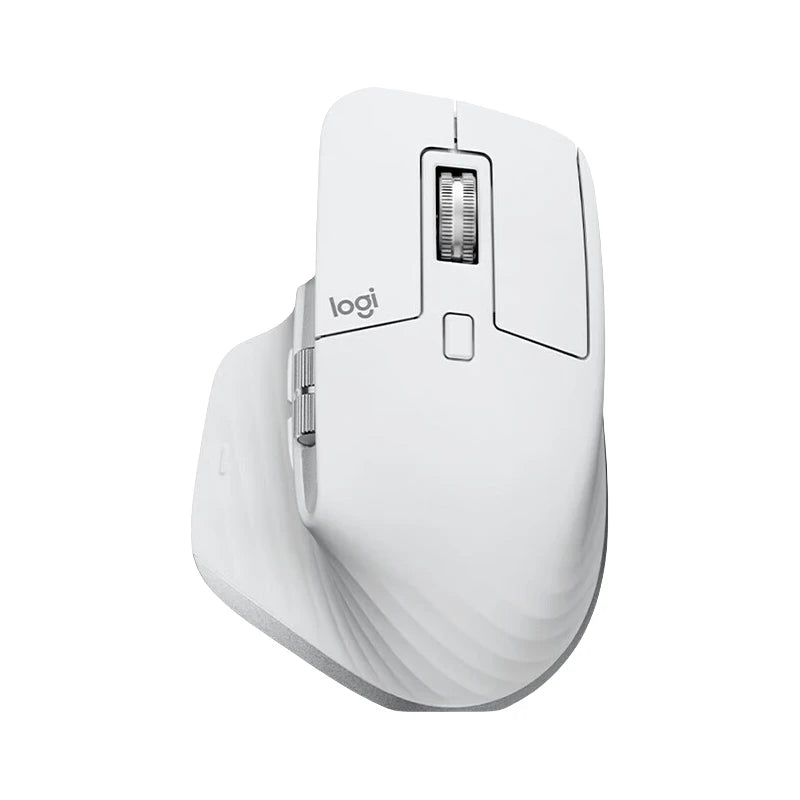 Mouse Logitech MX Master 3S wireless Bluetooth Softtone per ufficio, mouse ergonomico professionale per ufficio