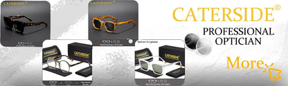 CATERSIDE Fashion Simple Men Sunglasses High Quality Brand Design Sun Glasses Women Outdoor Party Vacation Travel Eyeglasses