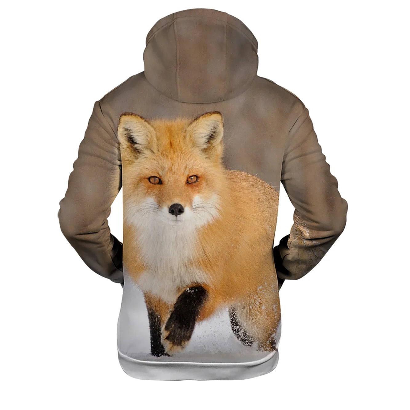 Suositut hip hop -tyyliset uutuushupparit ja collegepaidat, mukava uusi Fox 3D -printti, miehille/naisille, aikuisille/lapsille, rennot puserot