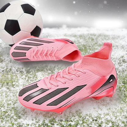 New Men Football Boots Cleats Boys Ultralight Sport Soccer Shoes Adult Professional Non-Slip Comfortable Training Match Grass