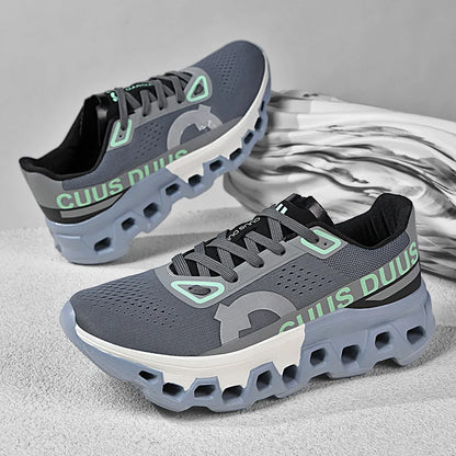 Men's Running Shoes Off-Road Cushioning Jogging Non-Slip Breathable Mesh Luxury Outdoor Couple Trainer Race Sneakers