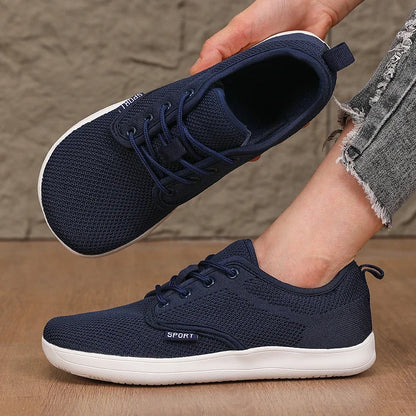 Women's Walking Flat Shoes Soft Mesh Suitable for Travel Wide Palms Lightweight Support Fitness and Leisure Sports Shoes for Men