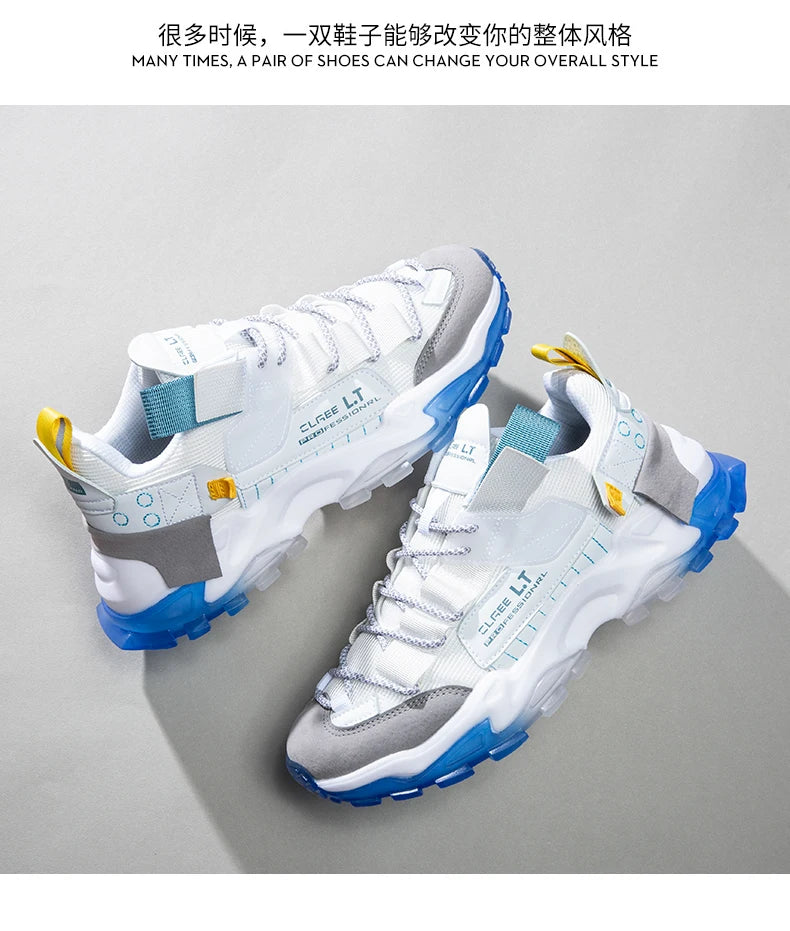 Herrskor Sneakers Herrskor för fritid Herrskor tennis Lyxskor Träningsskor Löpskor Andningsbara skor Modeloafers Löparskor för män