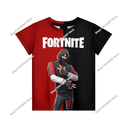 Summer Fashion Fortnite Mascot 3D Print Kids T-Shirt Casual T-shirt Boys Girls Unisex Children's Clothing T-shirt Tops