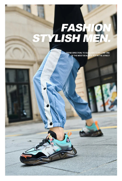 Herrskor Sneakers Herrskor för fritid Herrskor tennis Lyxskor Träningsskor Löpskor Andningsbara skor Modeloafers Löparskor för män