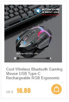 Mechanical Metal Gaming Mouse Wired Ergonomic RGB Backlit Game Mouse 12800 DPI Optical USB Mouse Computer Mouse For Desktop PC