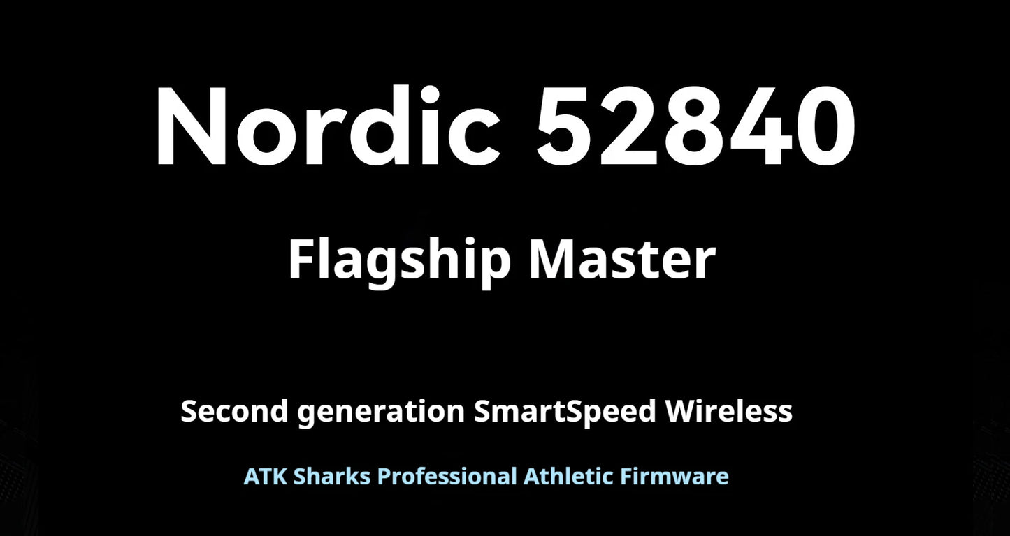ATK Z1 Pro Max Ultra безжична геймърска мишка с персонализирани крачета, PAW3950, Ultra Smart Speed Wireless, 8k честота на отчитане, 0.39ms ниска латентност