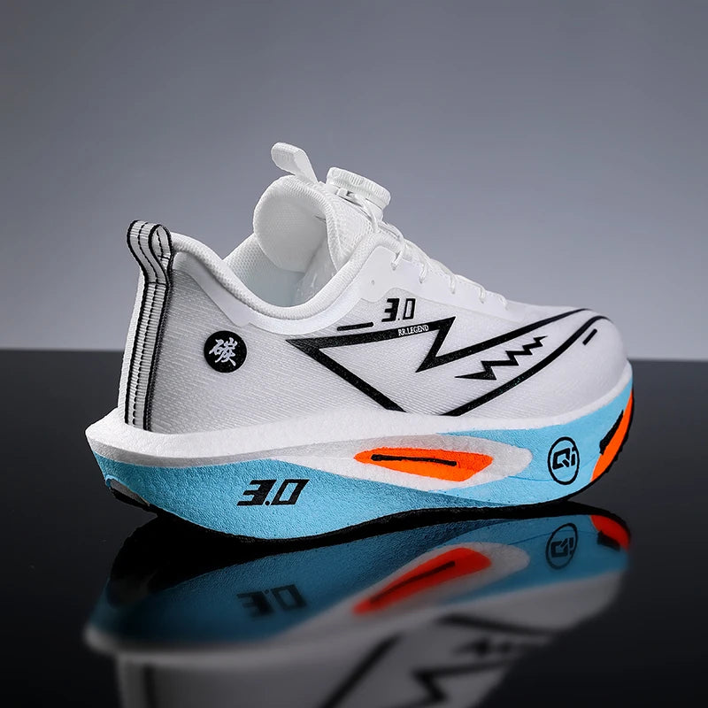 Ténis de corrida 2026 com placa de carbono para maratona, desportivos para homem, respiráveis, leves, confortáveis para mulher, atléticos, antiderrapantes e casuais, novidade