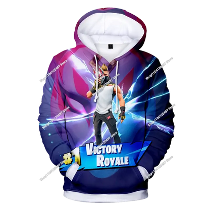 Children's Clothing Autumn Pullover T-shirt Hoodie New Fortnite Kids' Casual Wear Comfortable Streetwear