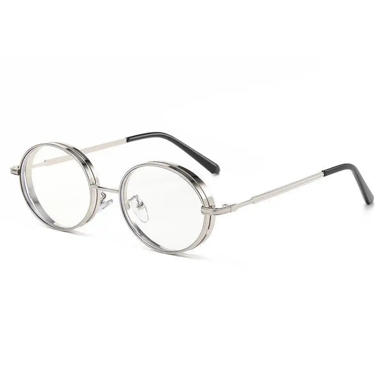 Oval Steampunk Sunglasses For Women Retro Sun Glasses Male Female Brand Designer Metal Frame Eyewear Lentes De Sol Mujer