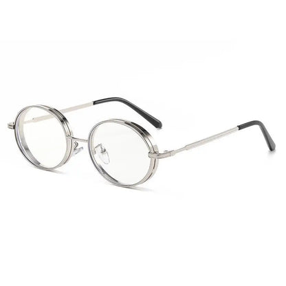Oval Steampunk Sunglasses For Women Retro Sun Glasses Male Female Brand Designer Metal Frame Eyewear Lentes De Sol Mujer