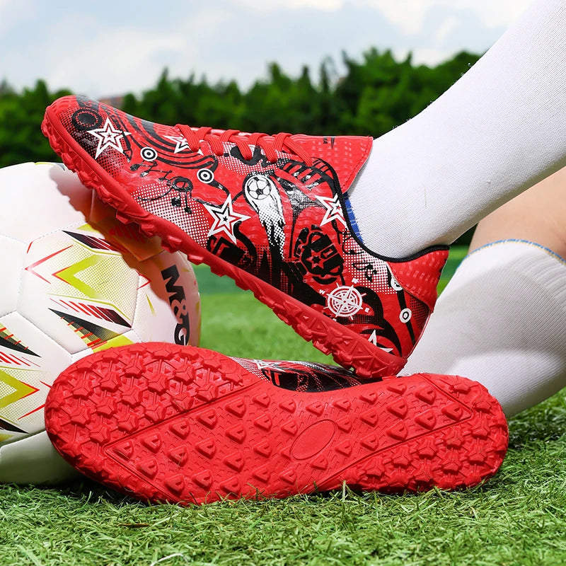 TF/FG chaussures de Football crampons de terrain de Football professionnel pour enfants haute qualité anti-dérapant baskets d'entraînement en plein air chaussures nouveau