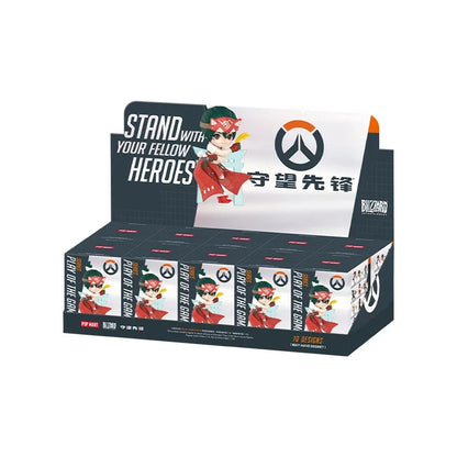 POP MART Overwatch Play of The Game Series Blind Box Mystery Box Toys Kawaii Ornaments Figurines Home Decor Desktop Model Dolls