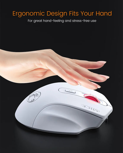 Silent Rechargeable 1600 DPI Adjustable 2.4GHz Wireless Connection Mouse Quiet Click For Office Use Compatible Wiht PC Laptop