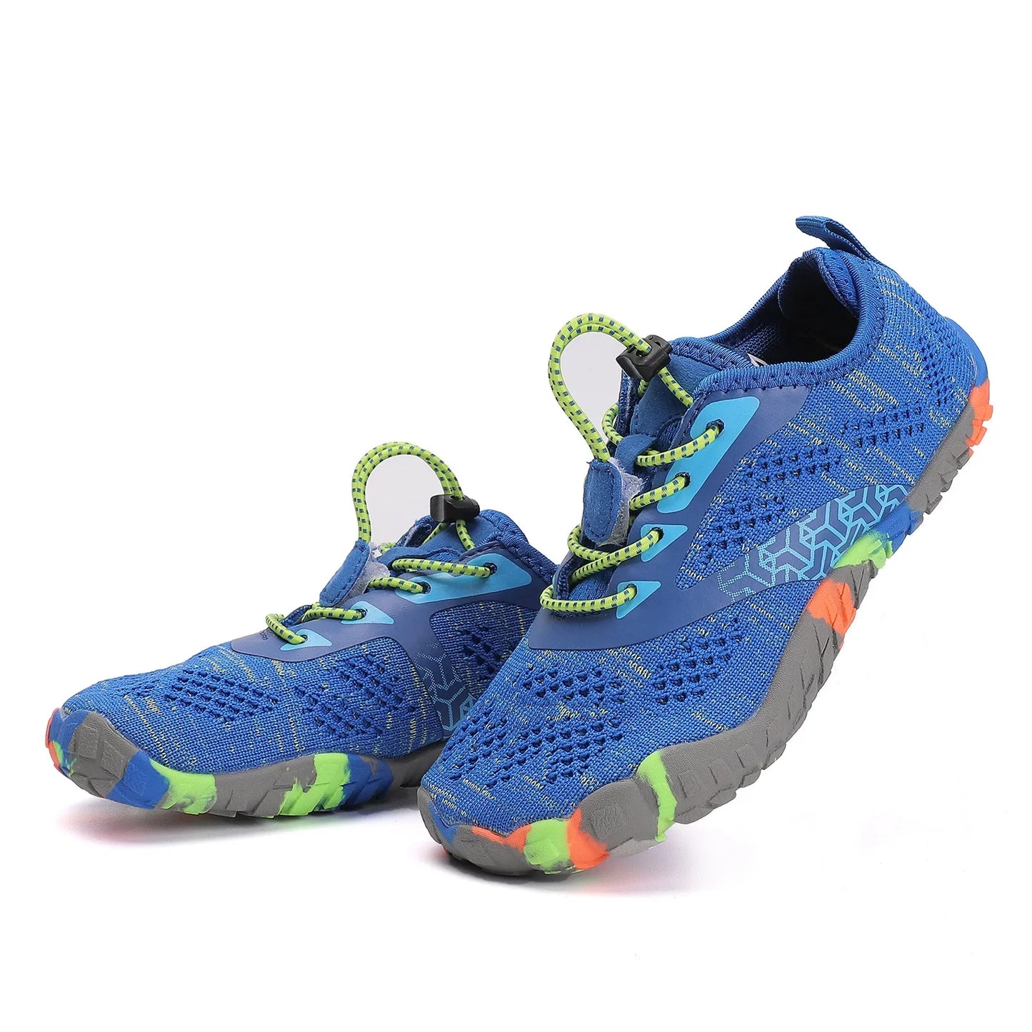 New Children's Aqua Shoes Women Colorful Walking Sports Upstream Wading Sneakers Breathable Mesh Five Fingers Swimming Water Shoes