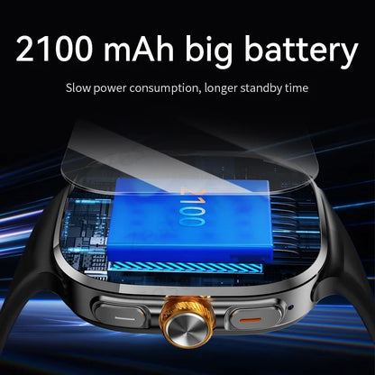 Original M99 Smartwatch 2.4 inch Amoled Screen insert 4G/5G Sim Card GPS WIFI 190° Rotating Camera Game Android 10.0 Smart Watch