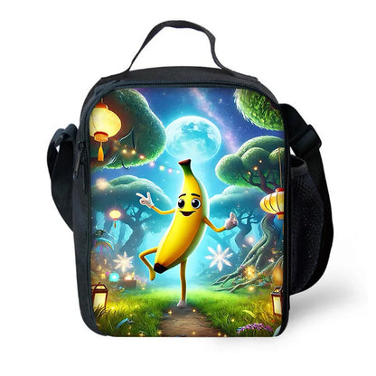 Bolsa térmica infantil aislada Hot Game FortniteS de gran capacidad para niño y niña, estudiante, picnic al aire libre, lonchera reutilizable con enfriador térmico