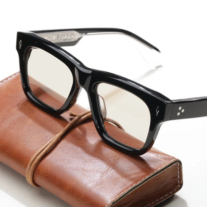 Fashion Design Handmade Square Acetate Sunglasses For Men Women Classic Sunglasses outdoor UV400 Protection Logo Customization