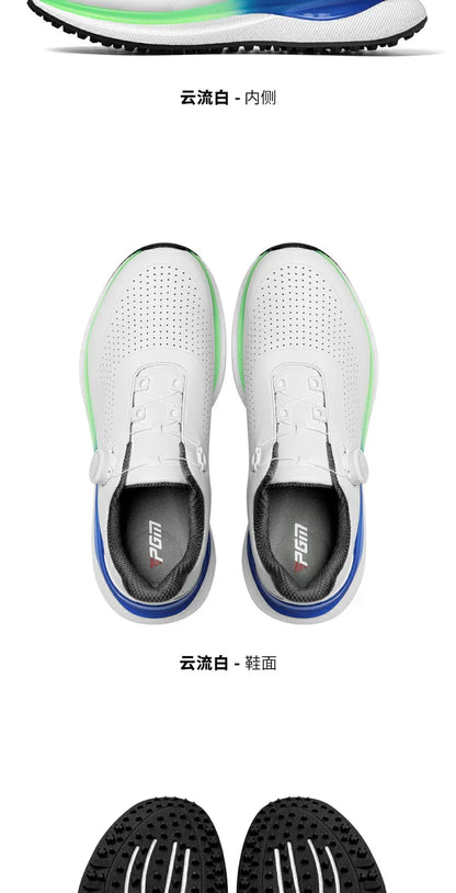 PGM muške sportske tenisice za golf Super Soft Popcorn midsole Knob Lace, protuklizne, prozračne golf cipele