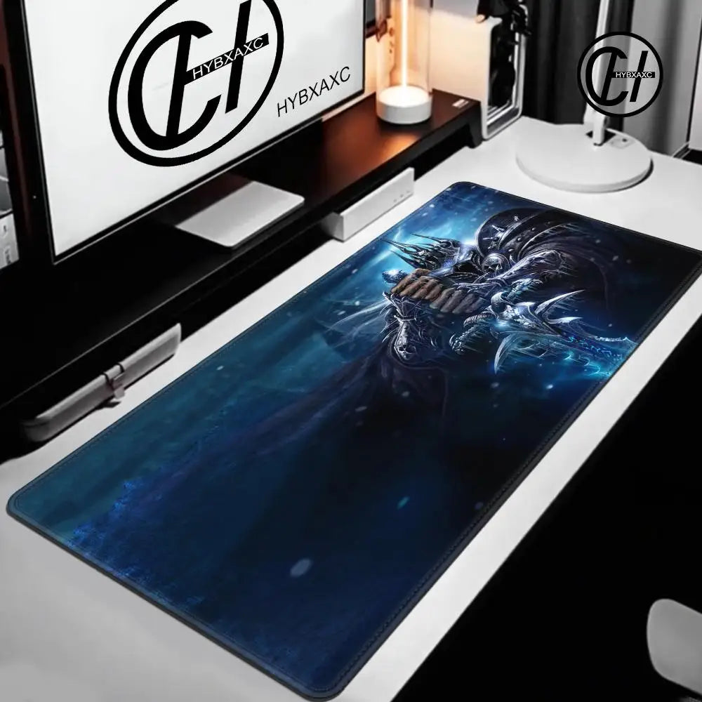 World of Warcraft Lich King -hiirimatto PC HD anime -pelitarvikkeet näppäimistöhiirimatto kannettavalle XXL-pelikaapin pöytämatto matto