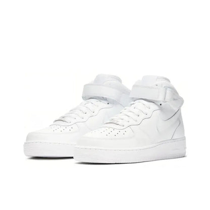 Nike Air Force 1 Mid Unisex Sneakers - Classic Ankle Support, Cushioned Comfort for All-Day Versatile Wear DD9625-100