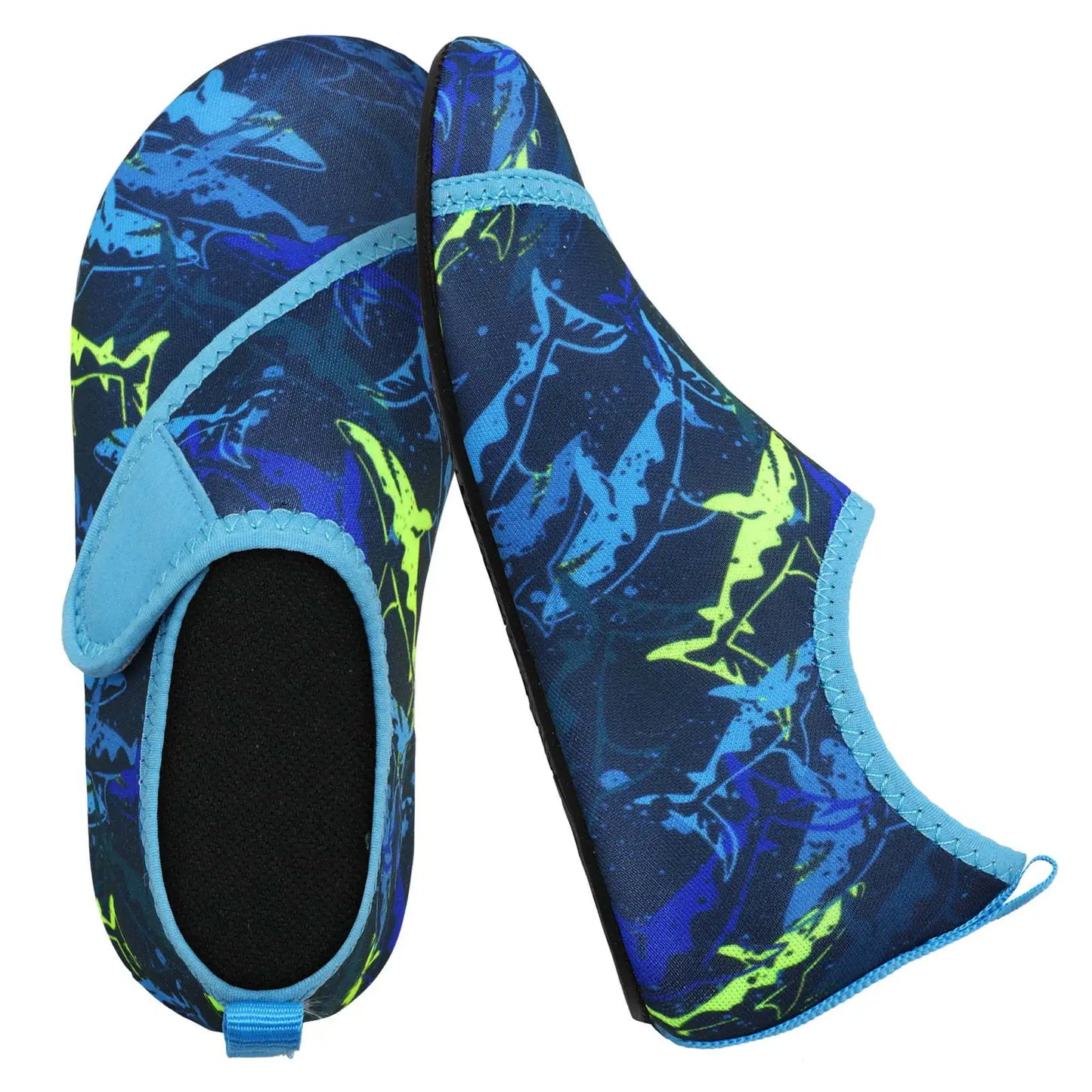 Sapatos aquáticos macios e dobráveis para rapaz e rapariga, para praia, verão, atividades ao ar livre, caminhar na água, natação, surf e mar, de secagem rápida