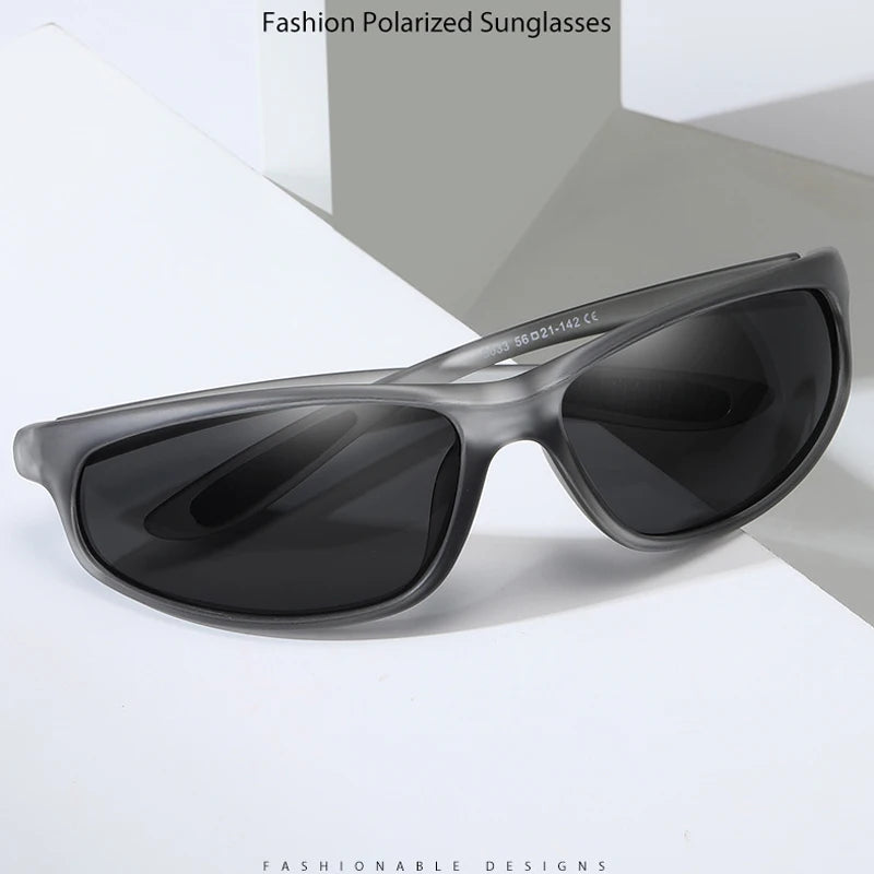 VCKA Men Polarized Myopia Sports Sunglasses Prescription Outdoor Small Frames Women Glasses Optics Custom Eyewear -0.5 To -6.0