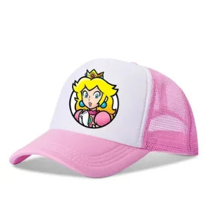 Czapki z daszkiem Mario w stylu casualowym, baseballowe, uniwersalne, z poliestru, dla dzieci, z motywem kierowców ciężarówek, dla dorosłych, z regulacją, akcesoria związane z anime