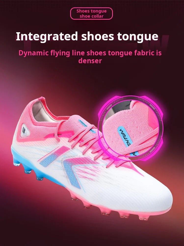 Kelme MG Football Shoes Men's Natural and Artificial Grass Professional Competition Training Football Shoes Non-Slip Soccer Shoes