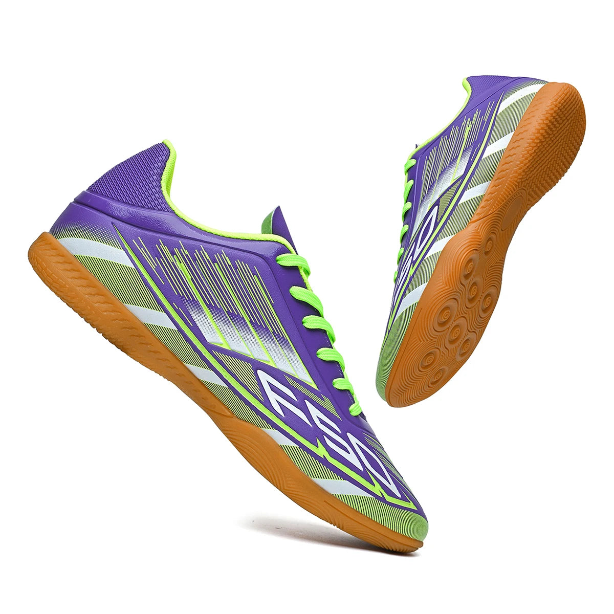 Men's Special Five-a-Side IC Indoor Flat Football Shoes, Breathable Indoor Football Shoes for Sports Competitions