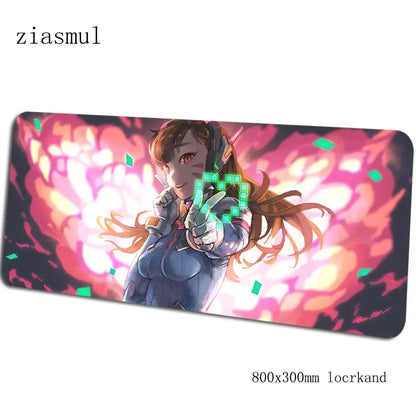 Overwatch Gaming-Mauspad Aestheticism 800x300x3mm Notebook-Mausmatte Gaming-Mousepad Cartoon-PC-Schreibtischunterlage-Mausmatte